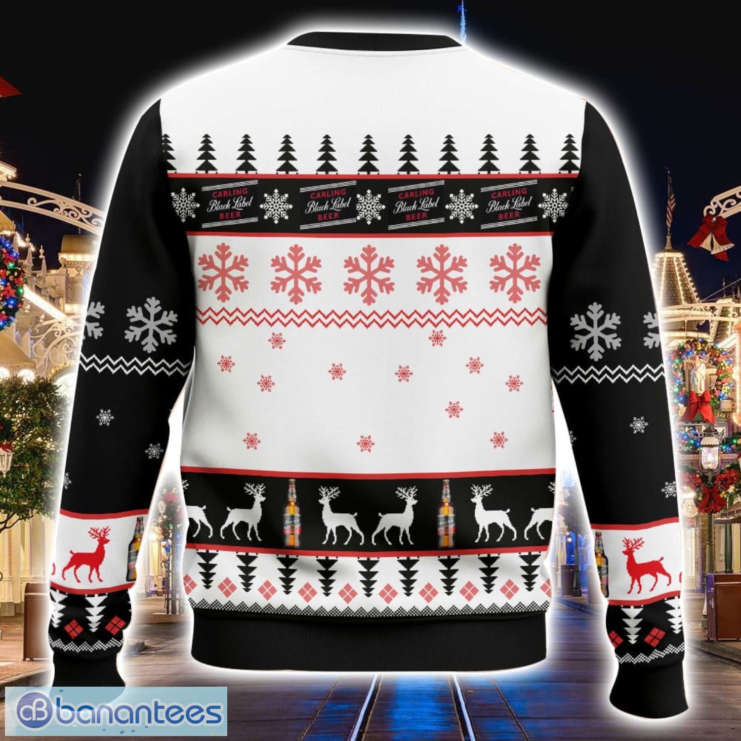 carling black label beer 3d sweater christmas gift ugly christmas sweater 1 image Carling Black Label Beer 3D Sweater Christmas Gift Ugly Christmas Sweater Product Photo 2