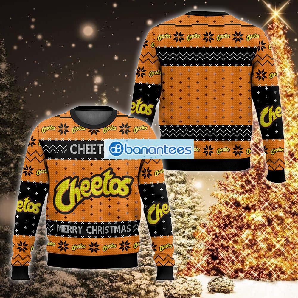 Cheetos Snack Brand Jumper Ugly Christmas 3D Sweater For Men And