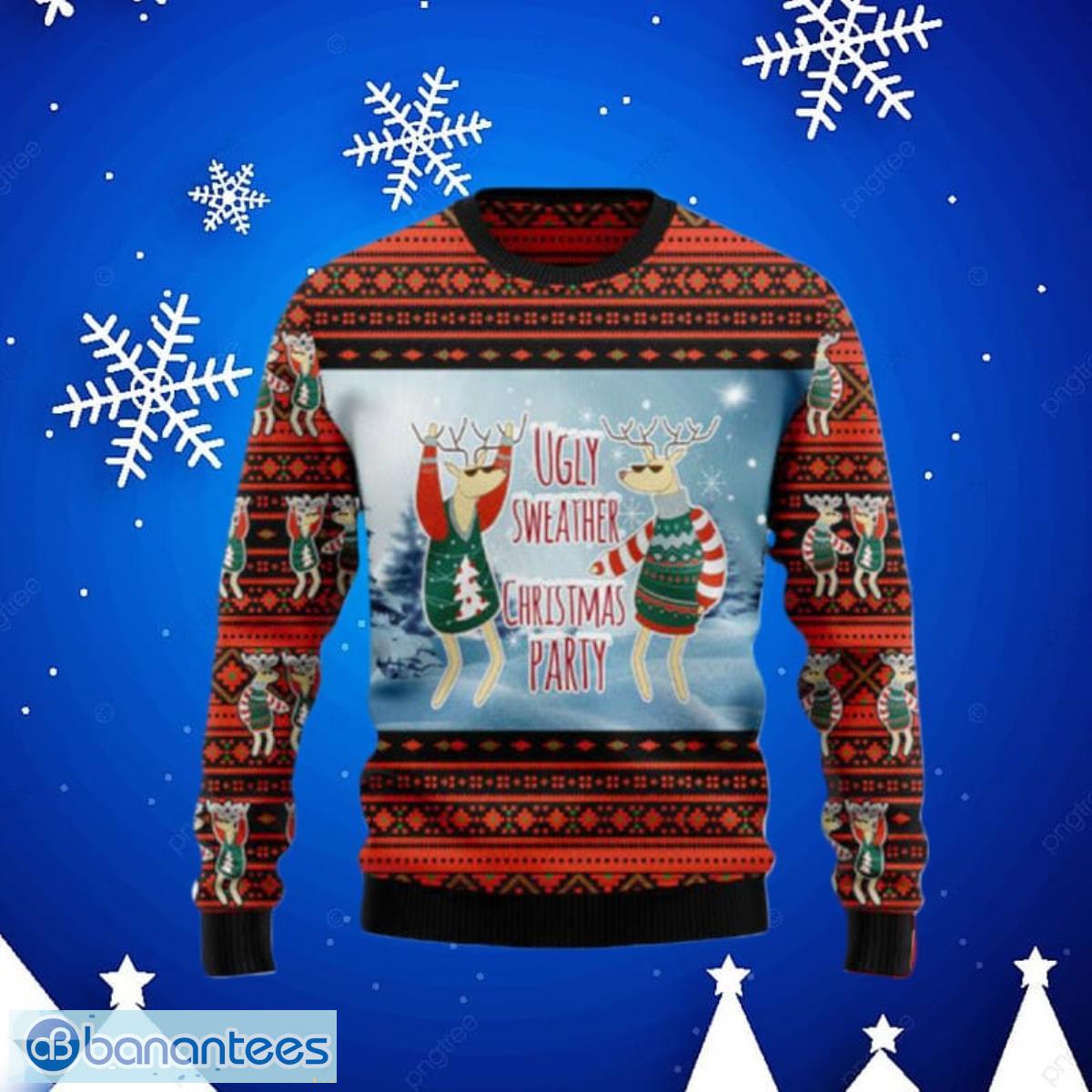 Blue Yeti to Party Ugly Christmas Sweater Funny New Gift For Men And Women  - Banantees