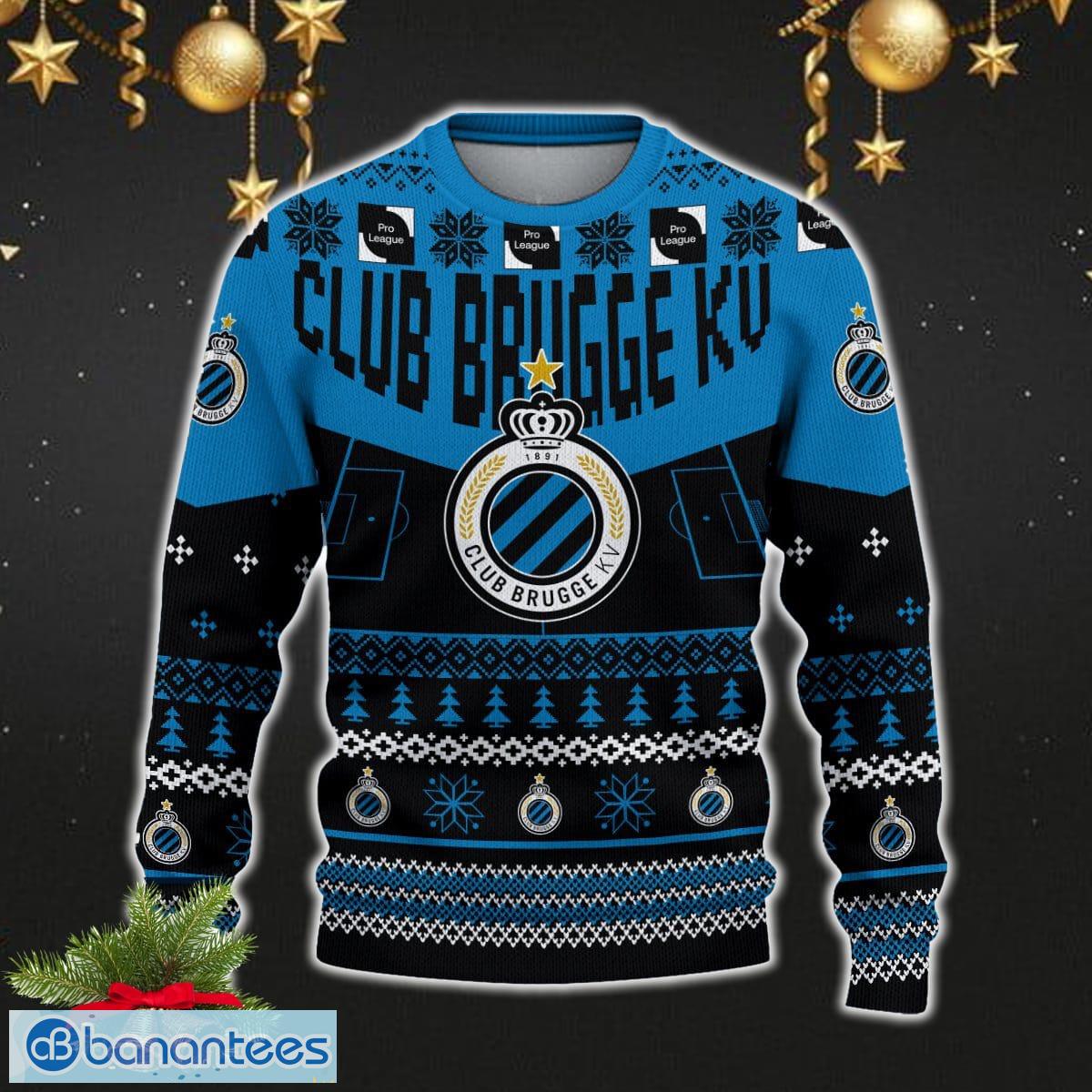 Club Brugge KV Ugly Christmas Sweater Ideal Gift For Fans - Banantees