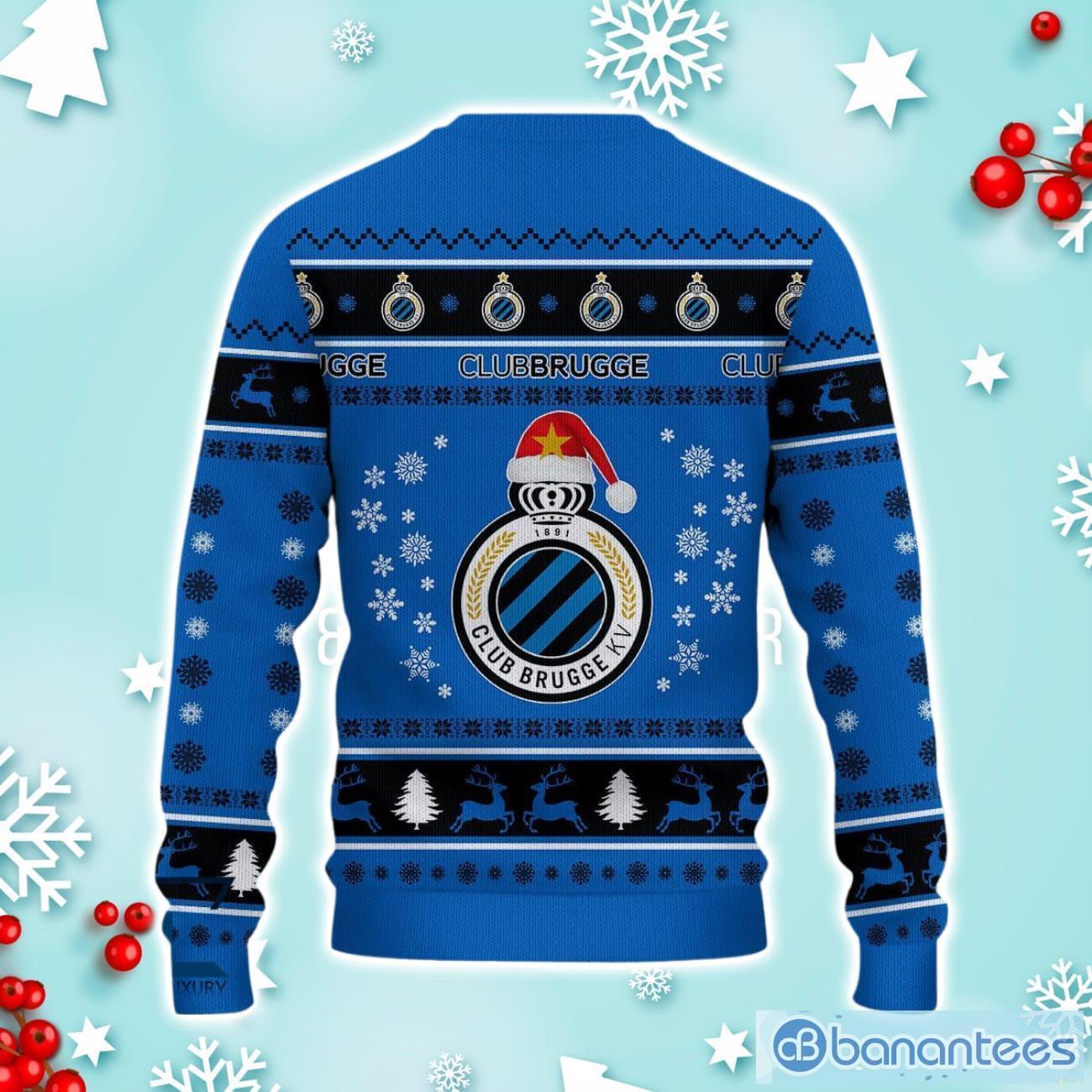 Club Brugge KV Ugly Christmas Sweater Ideal Gift For Fans - Banantees