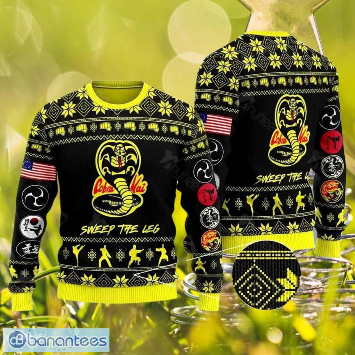 Cobra kai christmas sweater sale