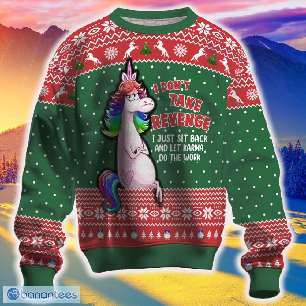 Womens Sweaters Unicorn Ugly Sweater Ugly Christmas Sweater Tipsy