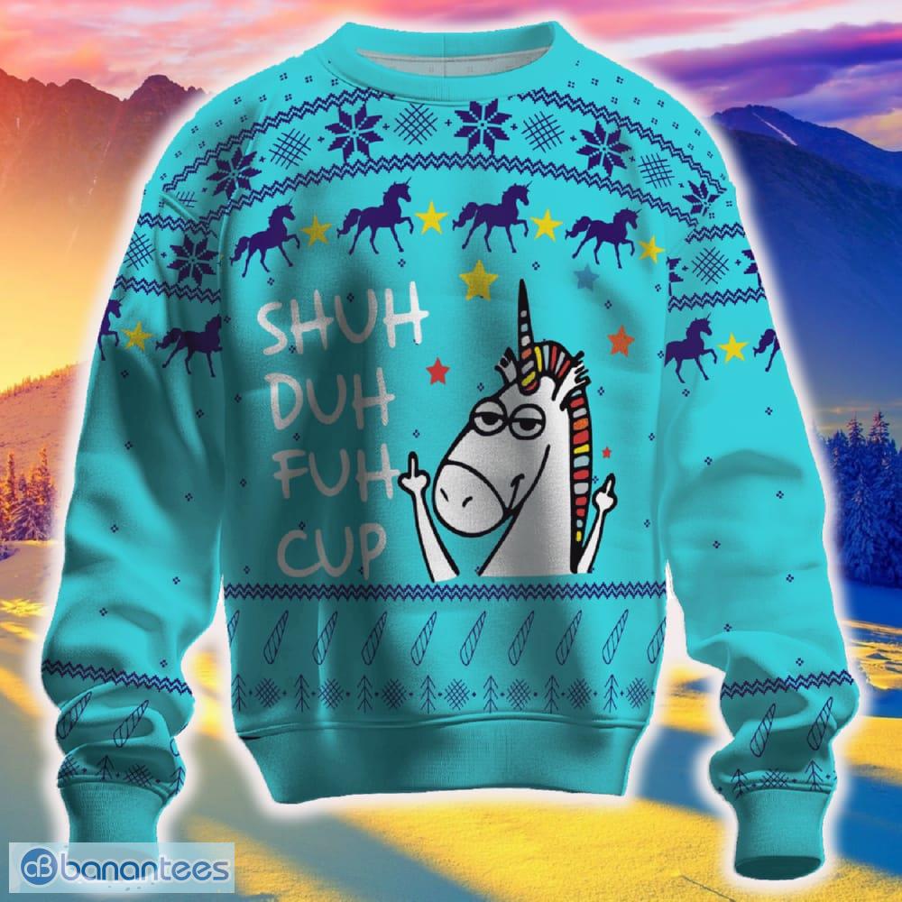 Womens unicorn christmas on sale jumper