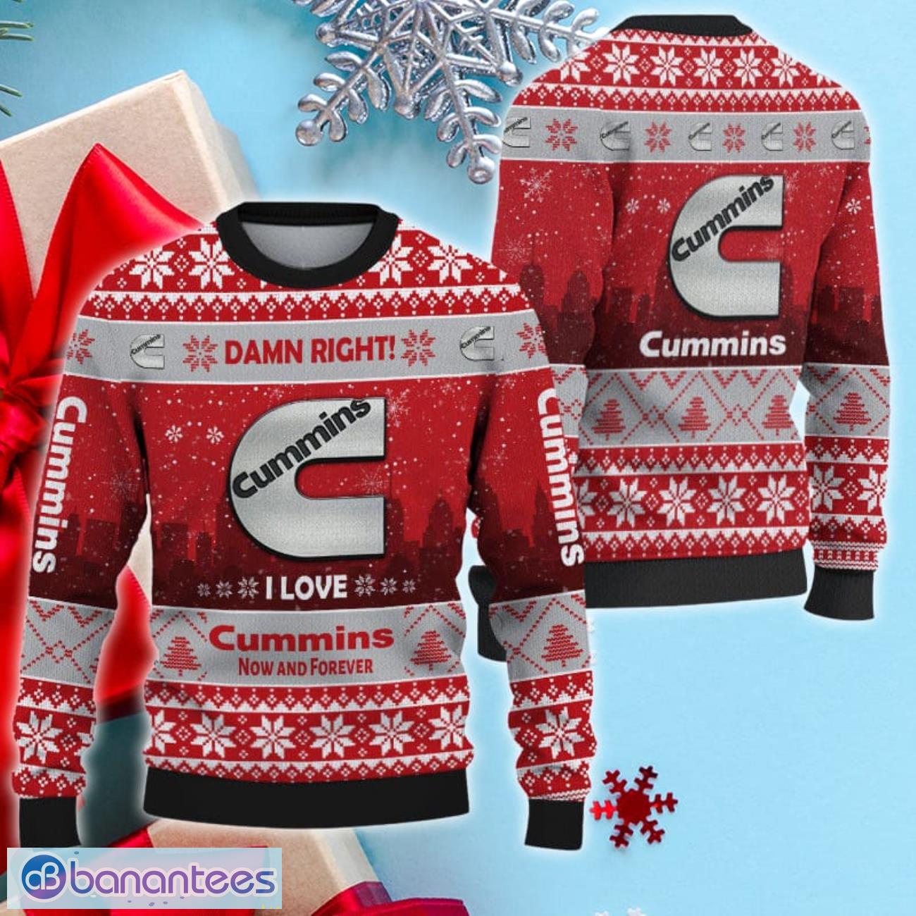 Genoa CFC Red Gathering 3D Sweater All Over Printed For Men And