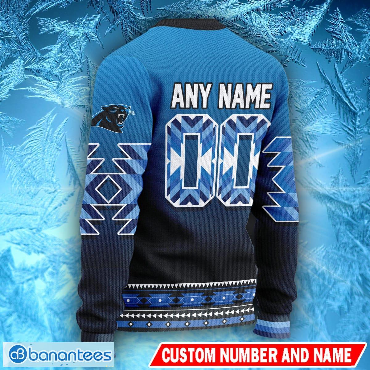 Carolina panthers christmas on sale sweater with lights