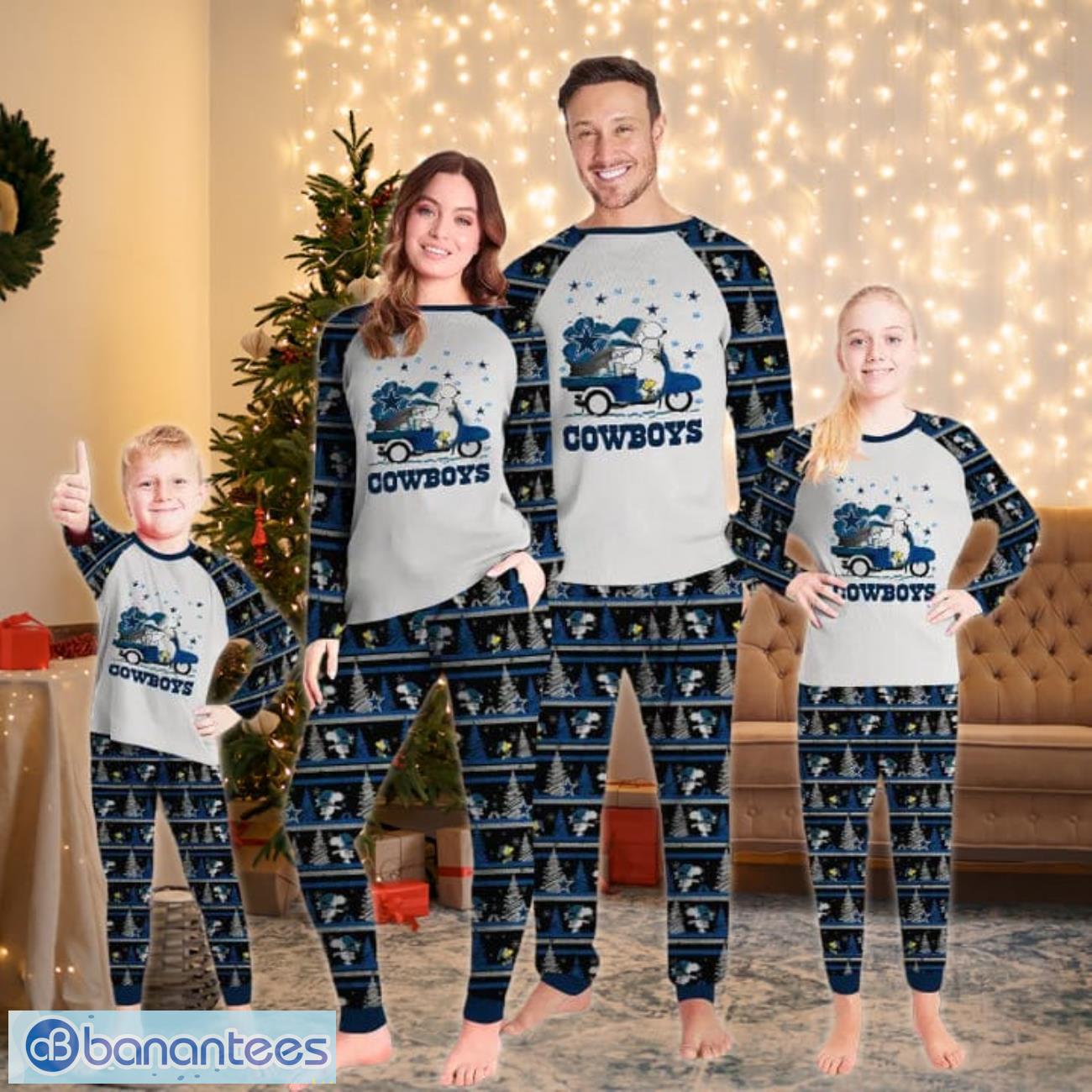 dallas cowboys christmas limited edition pajamas set image Dallas Cowboys Christmas Limited Edition Pajamas Set Product Photo 1