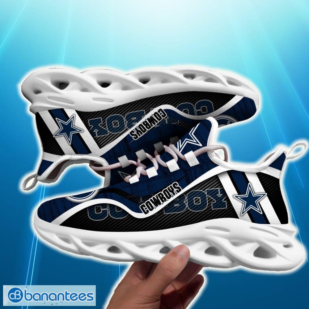 Dallas Cowboys Style Max Soul Sneakers New Trending For Fans Gift Chunky Shoes - Dallas Cowboys Max Soul Shoes New Arrivals Best Gift Ever_1