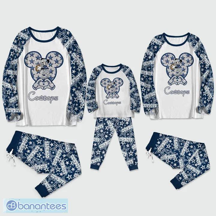 Dallas Cowboys Tis The Season Grinch Pajamas Set - Banantees