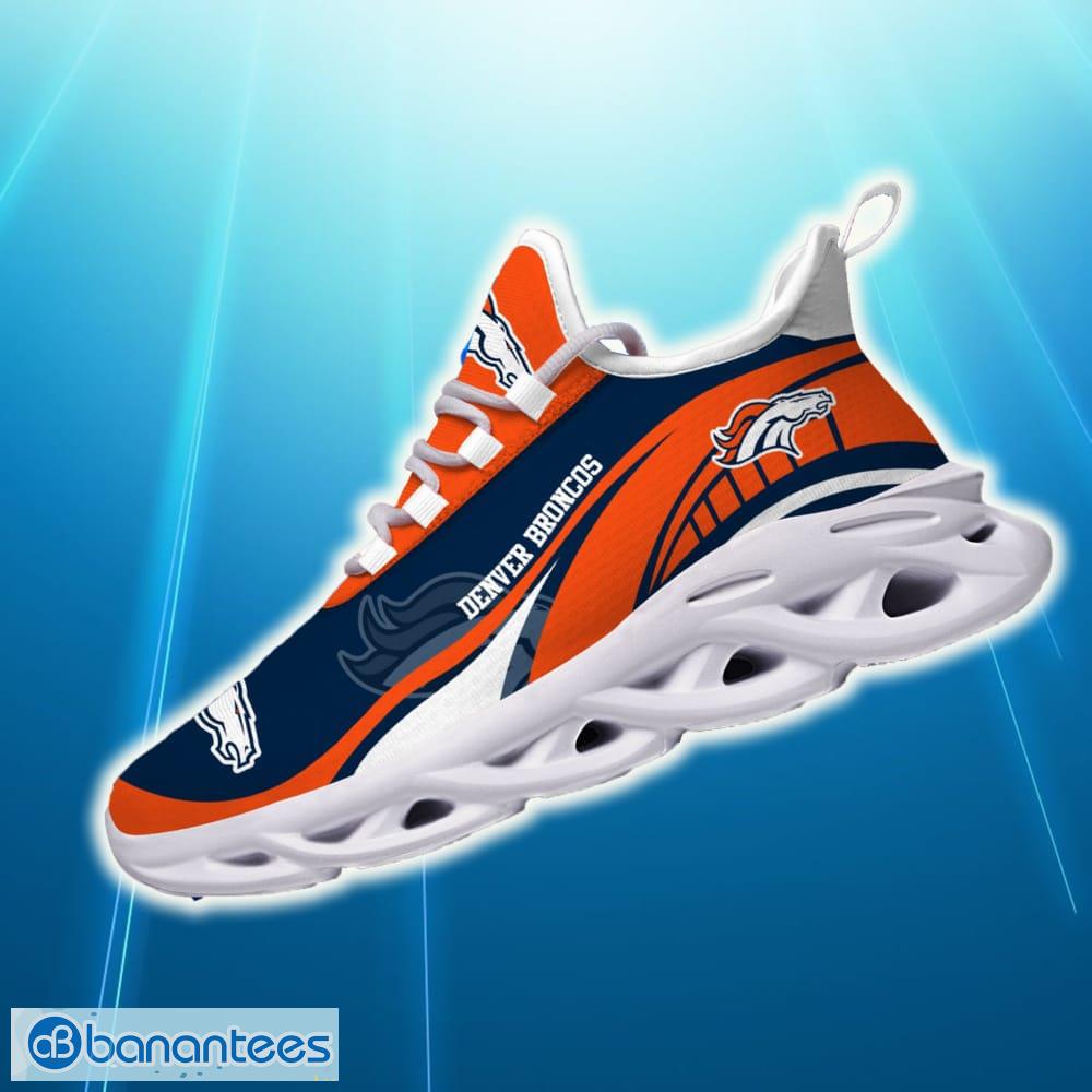 Denver Broncos Badge Max Soul Sneakers New Trending For Fans Gift Chunky Shoes - Denver Broncos Sneakers Max Soul Trending Summer_1