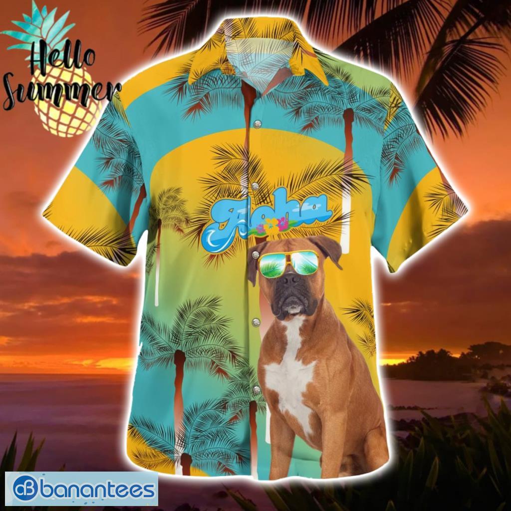 Dogs Boxer Tropical Hawaiian Shirt For Men And Women Product Photo 1