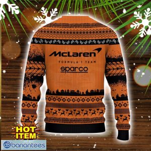 McLaren F1 Team 3D Ugly Christmas Sweater Christmas Holiday Gift For Men And Women Custom Name Product Photo 3