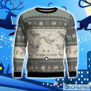USMC F-4 Phantom II F4 Aircraft New Trend Veteran Sweater Ugly Christmas Sweater Gift For Christmas Product Photo 2