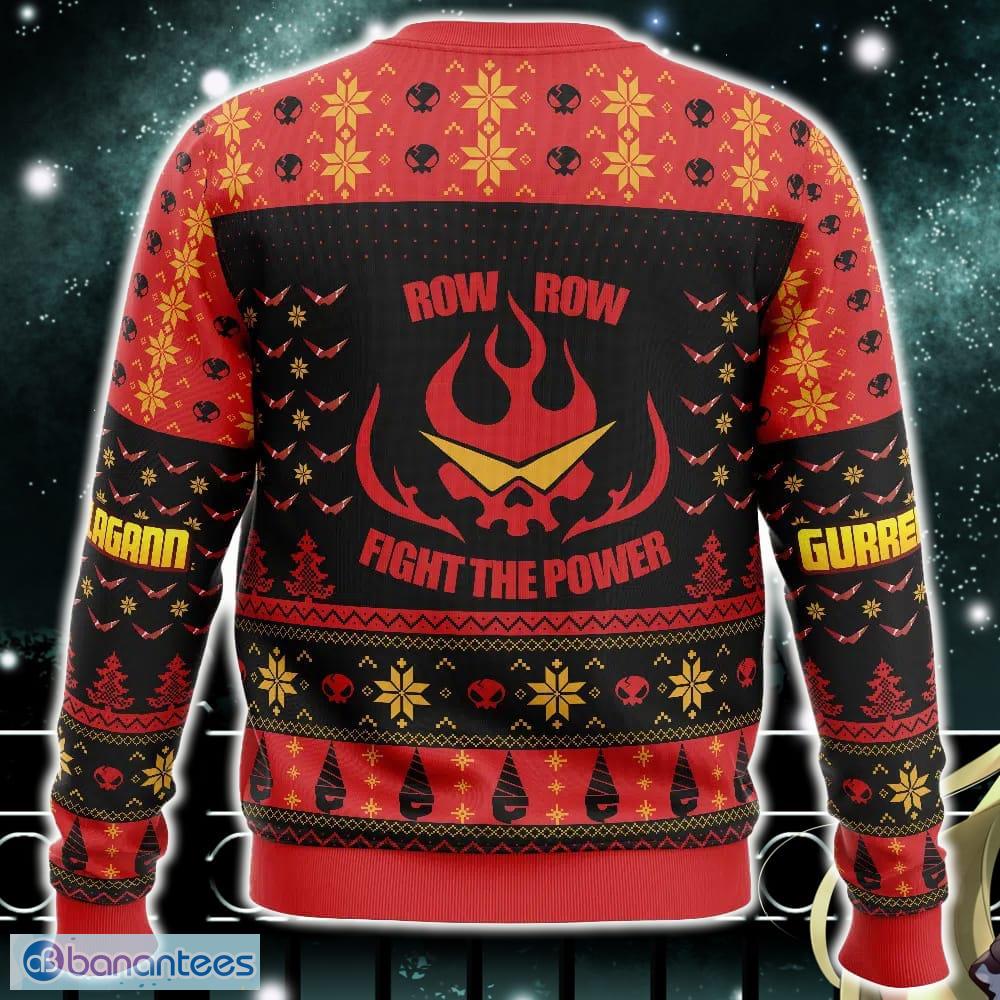 Fight The Power Tengen Toppa Gurren Lagann Ugly Christmas Sweater