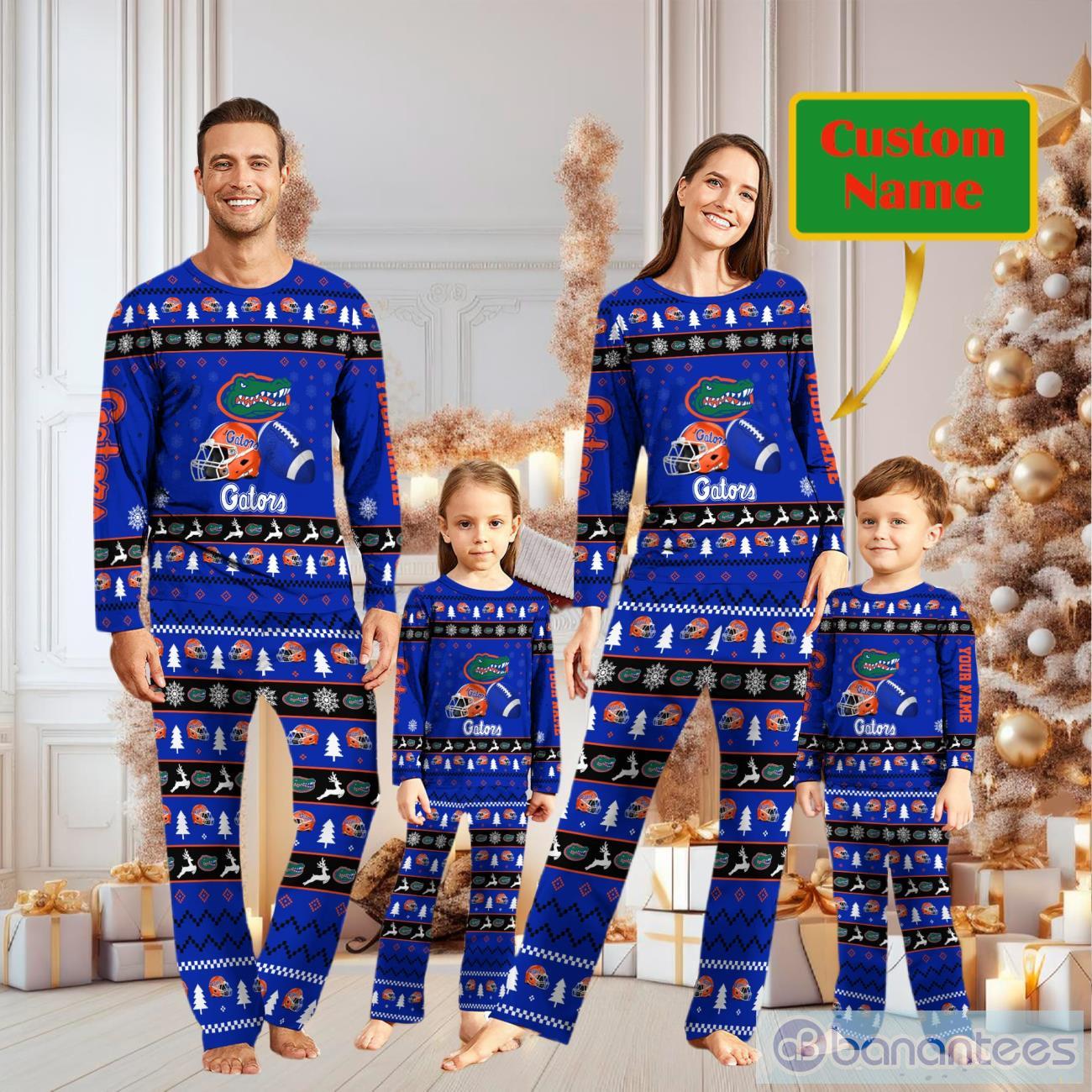 Embroidered discount christmas pajamas