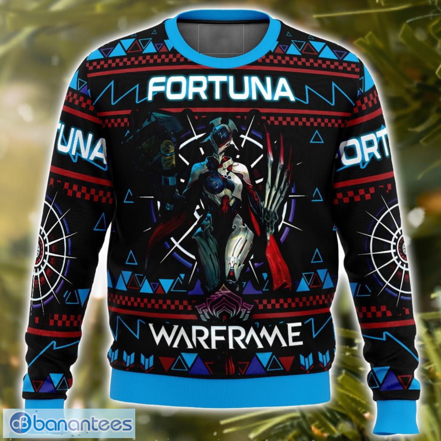 fortuna warframe 3d ugly christmas sweater nice christmas gift for men and women image Fortuna Warframe 3D Ugly Christmas Sweater Nice Christmas Gift For Men And Women Product Photo 1