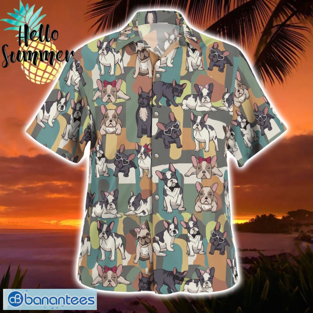 French Bulldog Tropical Hawaiianan Shirt For Men And Women Product Photo 1