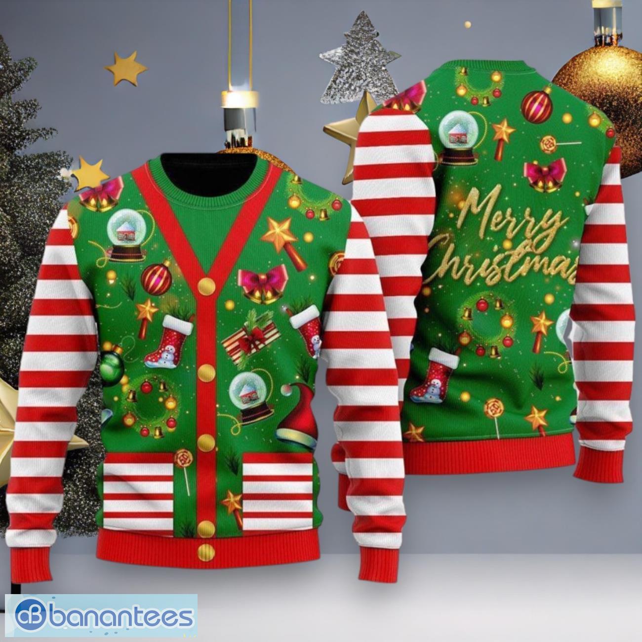 Starbucks Coffee Christmas Ugly Sweater Funny For Men And Women - Banantees