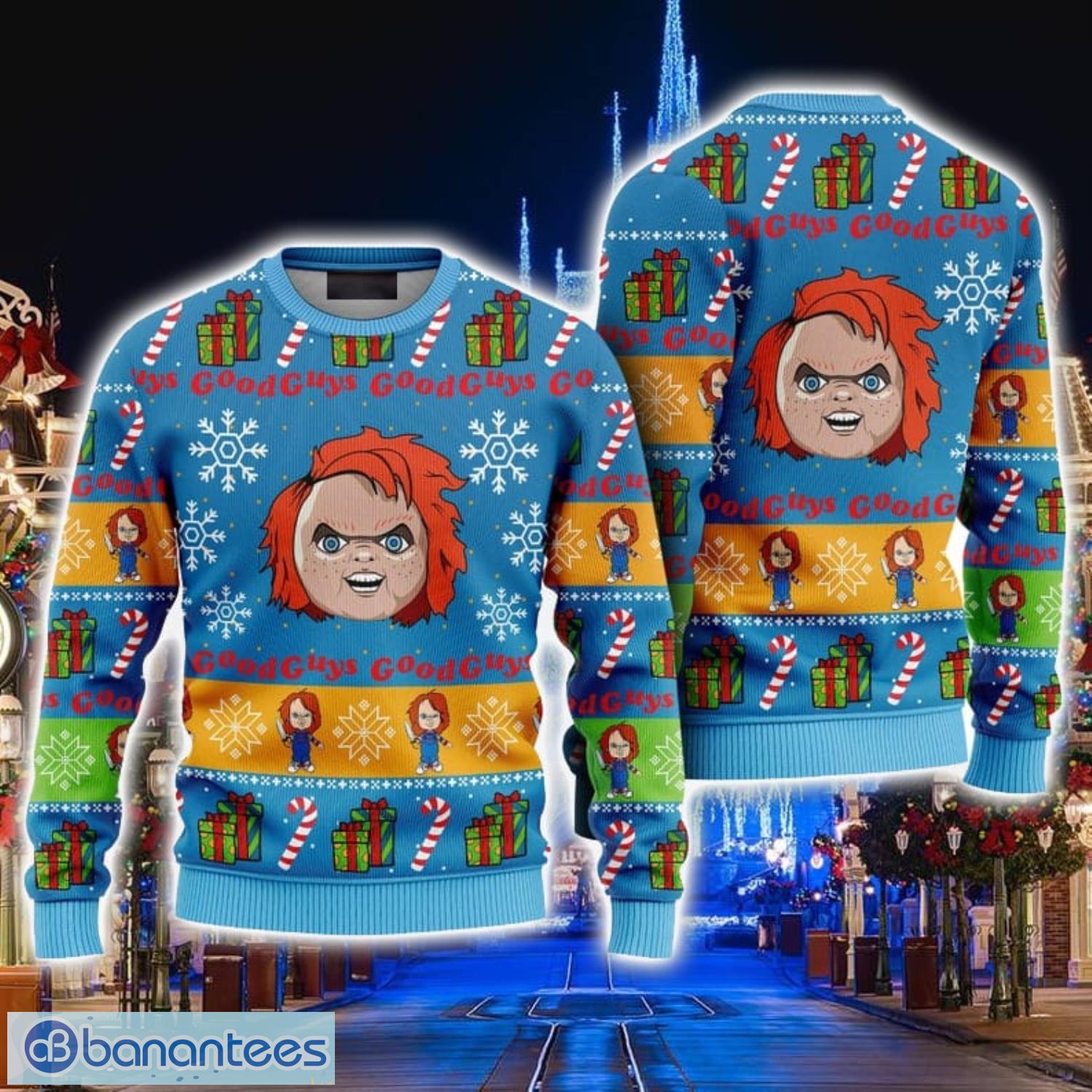 Chucky ugly deals christmas sweater