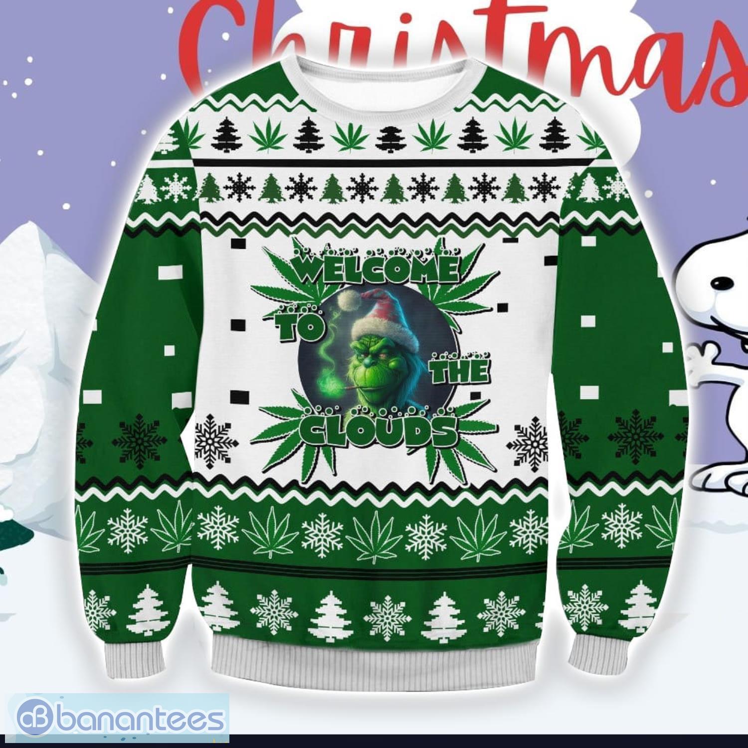 Christmas hot sale sweater weed