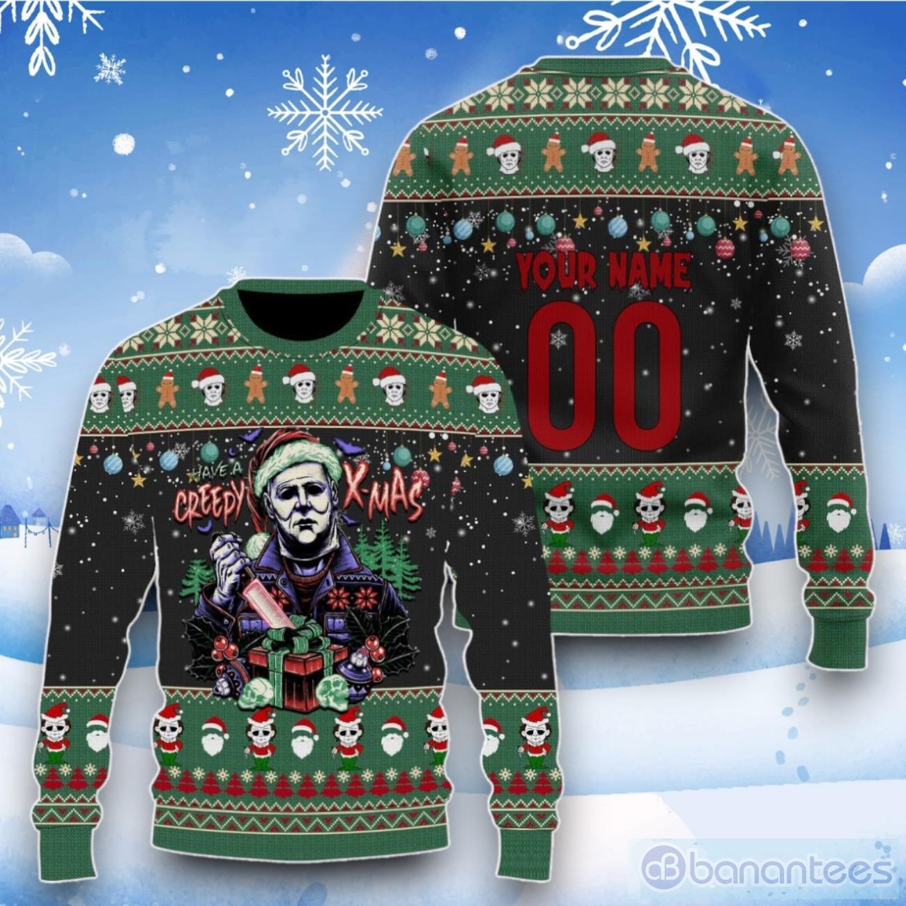 Creepy clearance christmas sweater