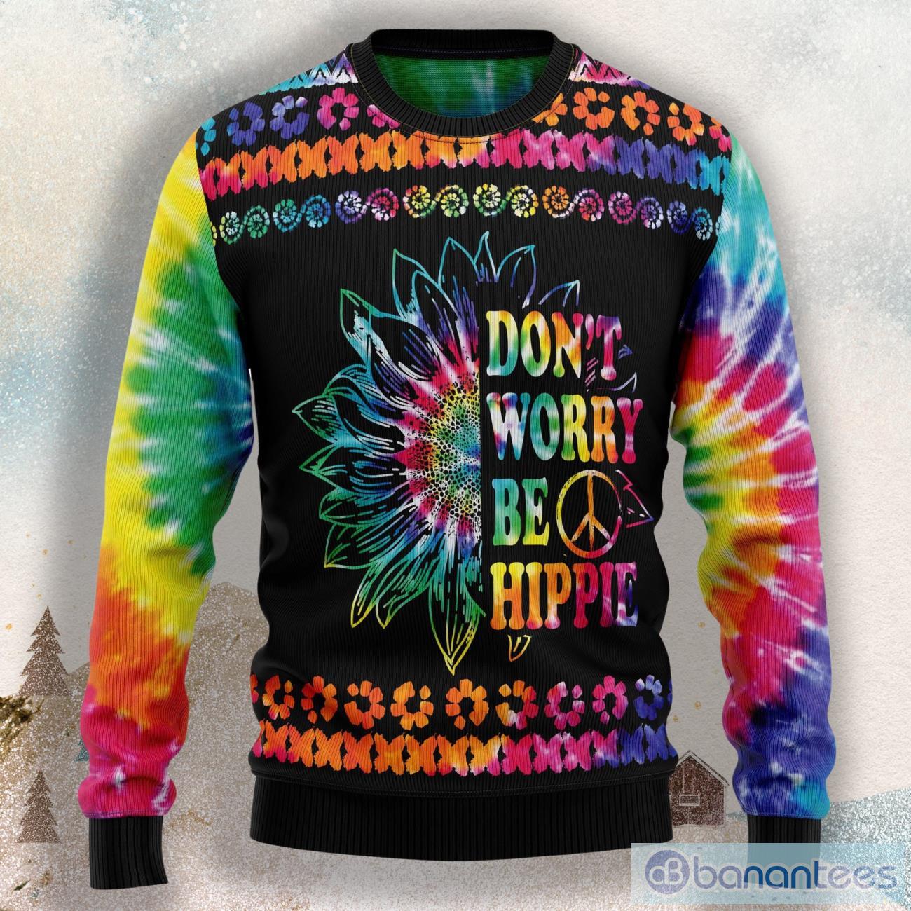 Tie dye christmas clearance sweater