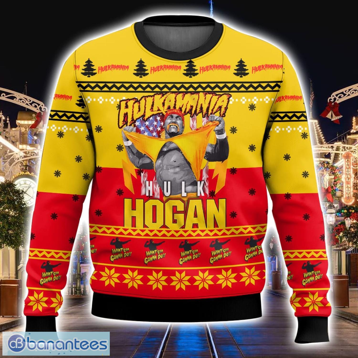 Hulk Hogan Ugly Christmas Sweater Men And Women Sweater Gift For