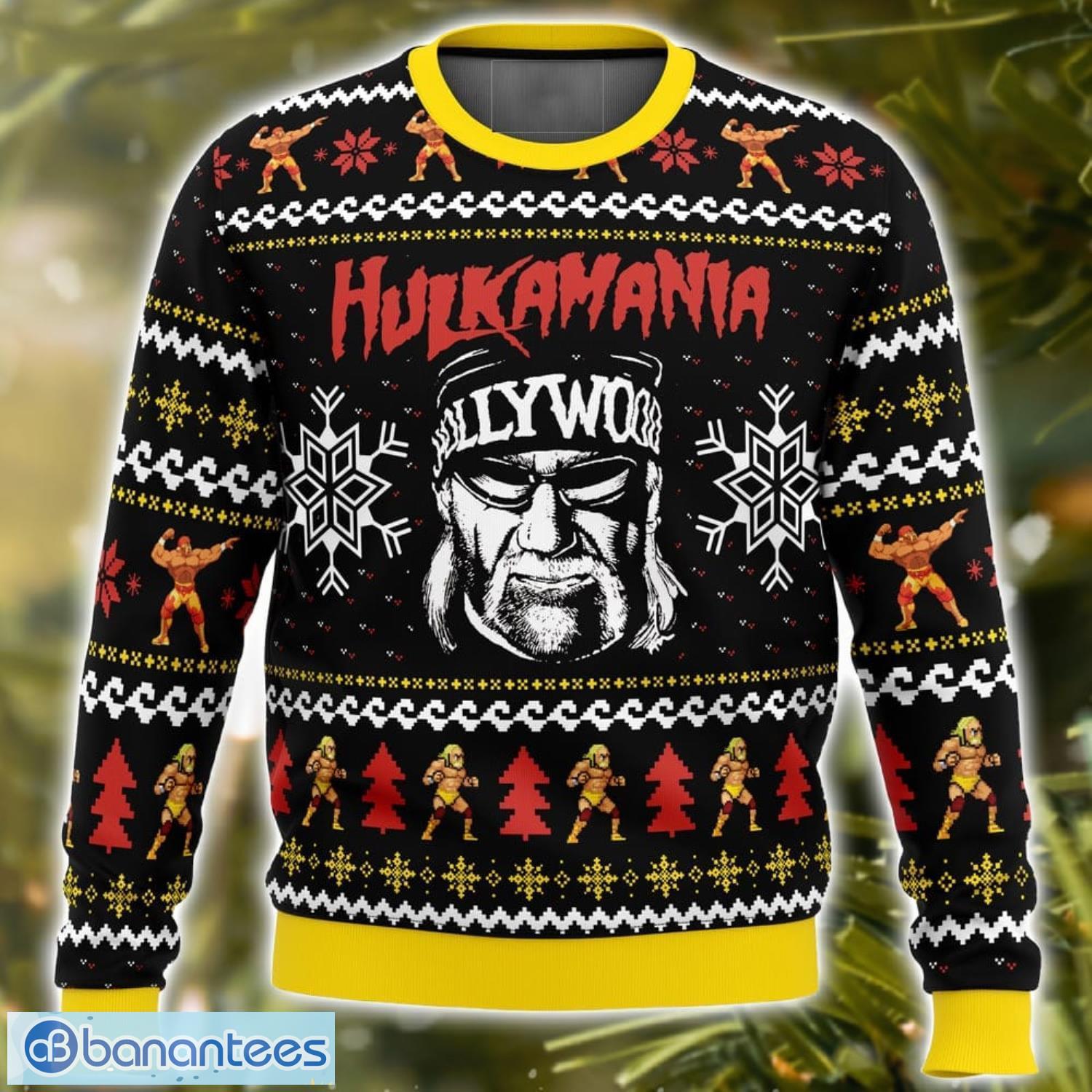 Hulk hogan clearance ugly christmas sweater