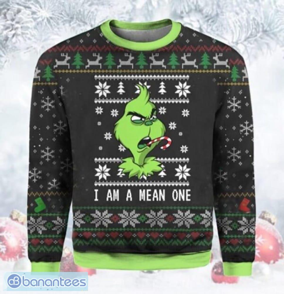 Grinch You're A Mean One Christmas Shirt,Sweater, Hoodie, And Long Sleeved,  Ladies, Tank Top