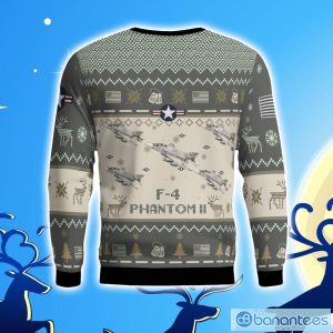 USMC F-4 Phantom II F4 Aircraft New Trend Veteran Sweater Ugly Christmas Sweater Gift For Christmas Product Photo 3