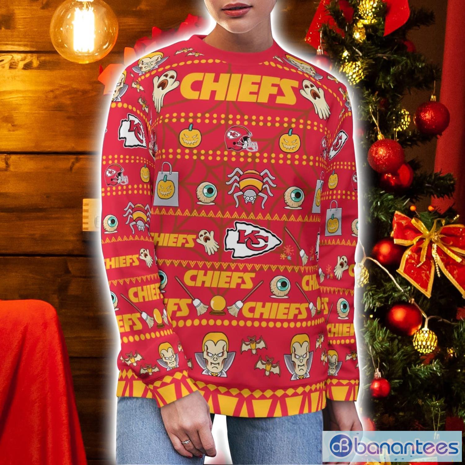 Chiefs christmas outlet sweater light up