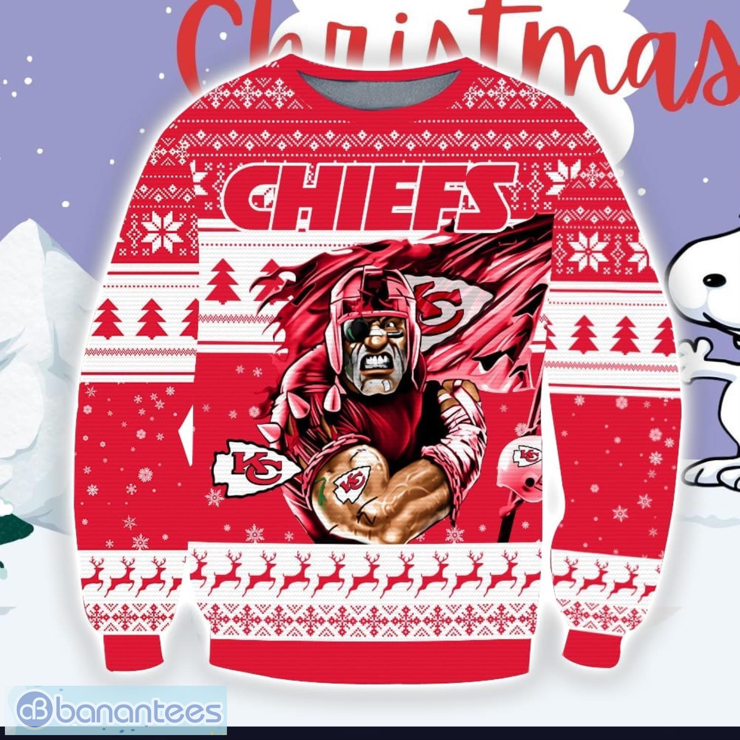 Kansas City Chiefs Sport Fans All Over Printed 3D Ugly Sweater Christmas Gift Product Photo 1