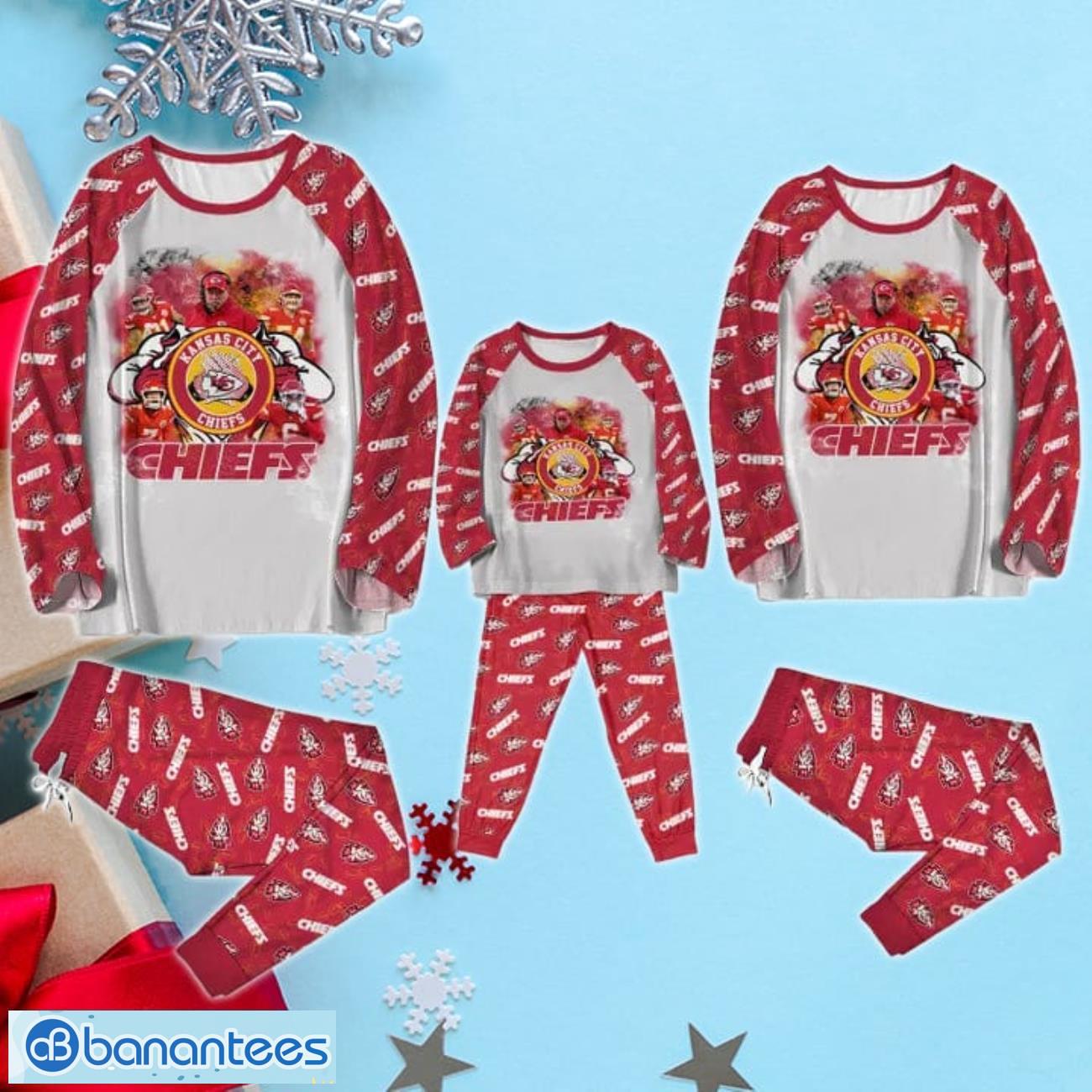 kansas city chiefs transfer limited edition pajamas set 1 image Kansas City Chiefs Transfer Limited Edition Pajamas Set Product Photo 2