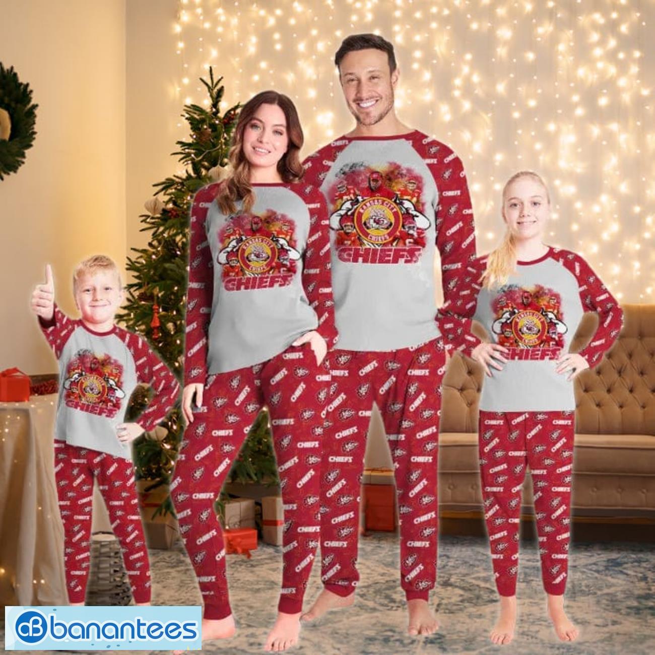 kansas city chiefs transfer limited edition pajamas set image Kansas City Chiefs Transfer Limited Edition Pajamas Set Product Photo 1