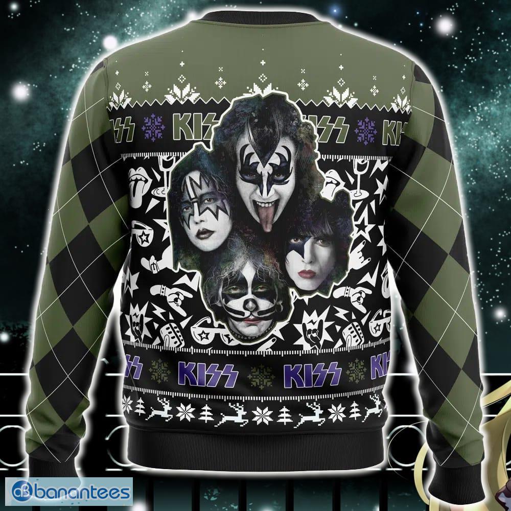 I Was Made For Lovin You Kiss Custom Ugly Christmas Sweater Roll