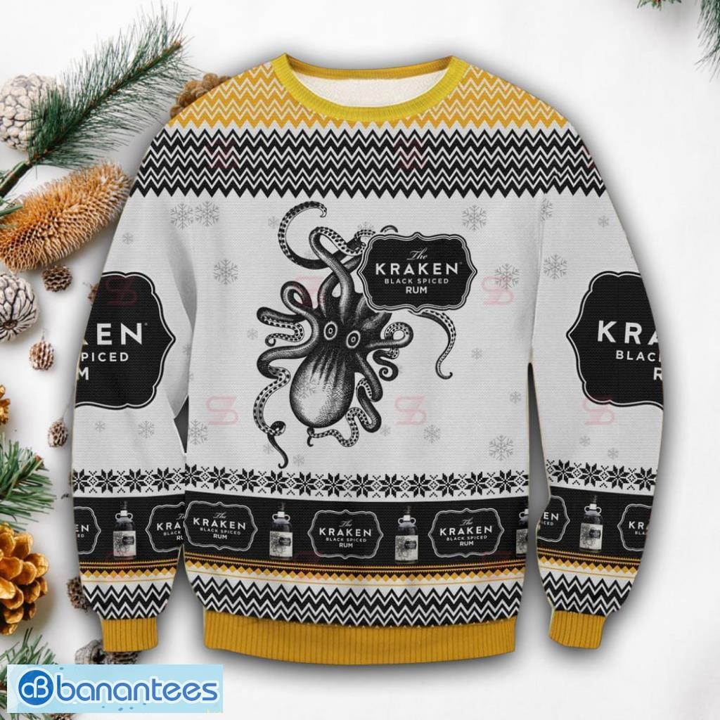 Kraken Rum Christmas Ugly Sweater 3D Printed Gift Christmas