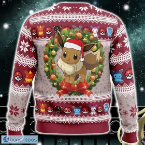 Eevee Christmas Pokemon Ugly Christmas Sweater Funny Gift Ideas