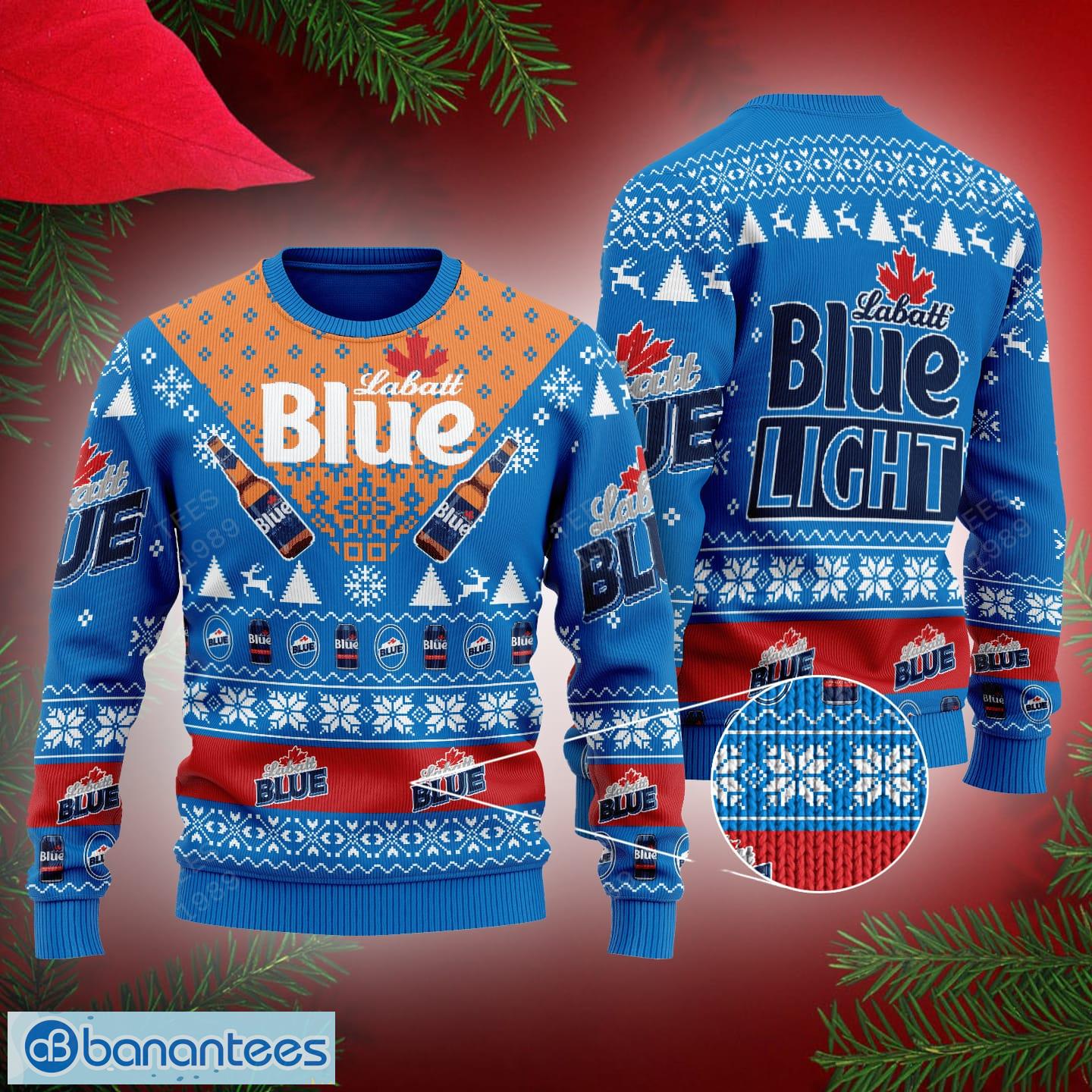 Labatt Blue Beer Ugly Christmas Sweater For Men And Women Banantees