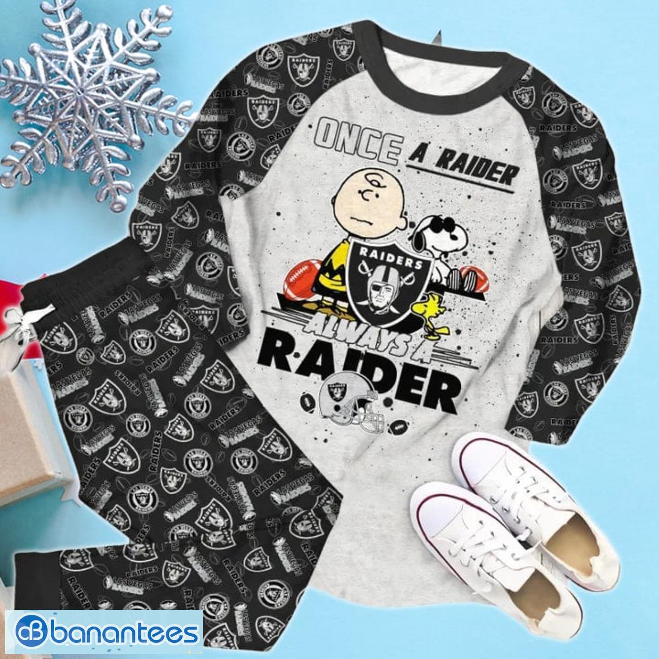 Las Vegas Raiders Once A Raider Always A Raider Limited Edition Kid & Adult  Pajamas Set For Men And Women - Banantees