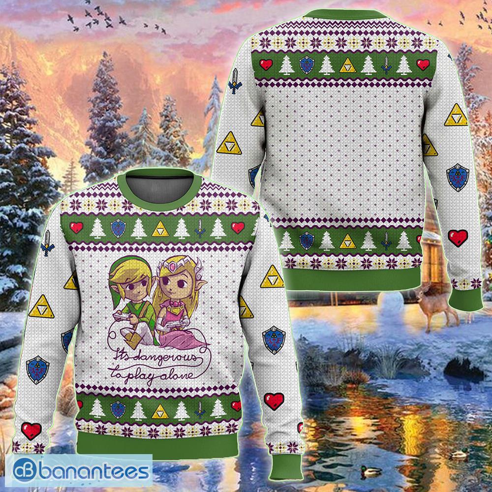 Zelda knitted shop christmas sweater