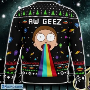 Aw Geez Rick and Morty Ugly Christmas Sweater Funny Gift Ideas Christmas - Aw Geez Rick and Morty Ugly Christmas Sweater_2