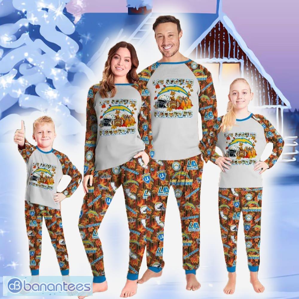 Los Angeles Chargers Fall Limited Edition Kid & Adult Pajamas Set For Men And Women - Los Angeles Chargers Fall Limited Edition Kid & Adult Pajamas Set For Men And Women