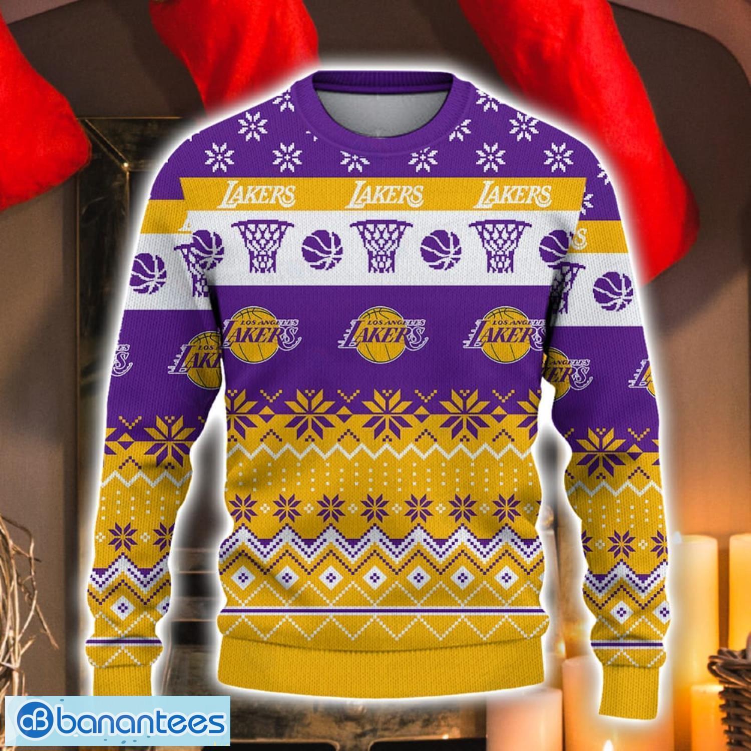 Ugly christmas best sale sweater lakers