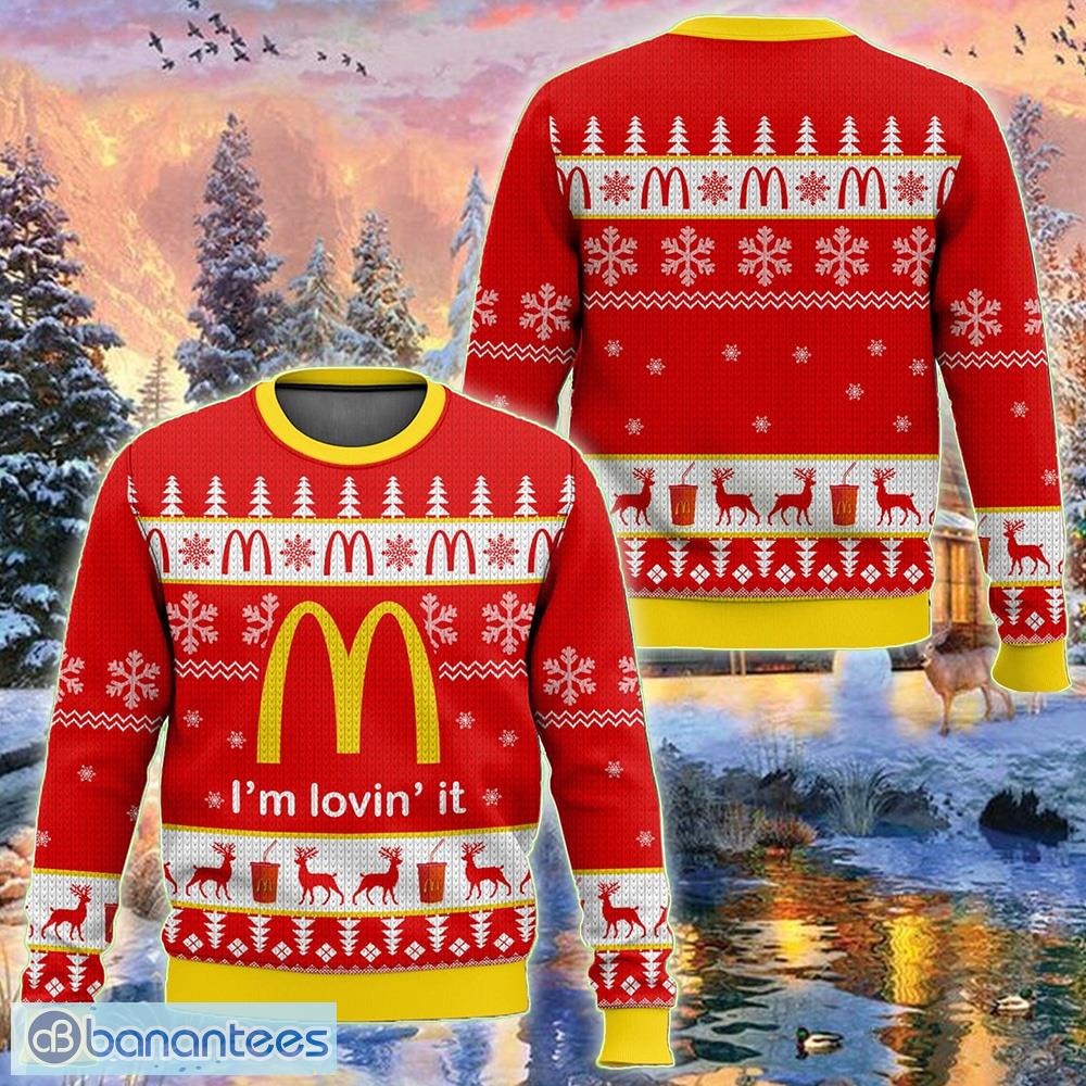 Mcdonalds christmas outlet sweater