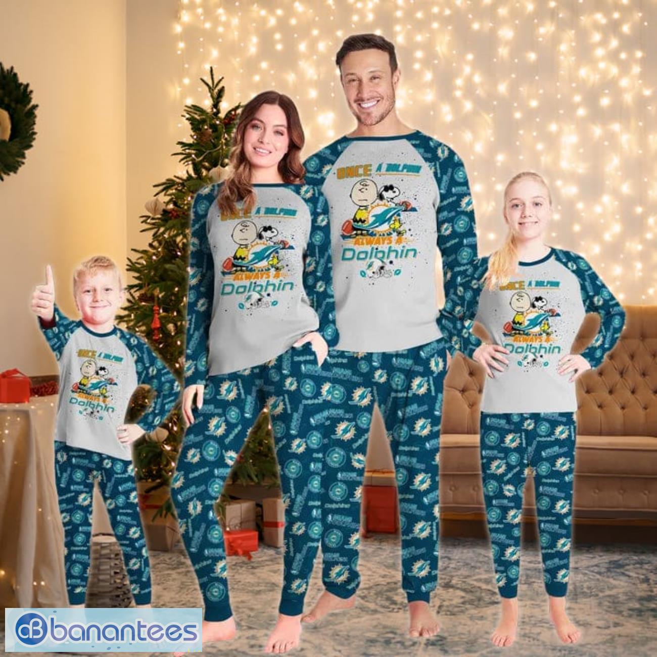 Miami Dolphins Once A Dolphin Always A Dolphin Snoopy Pajamas