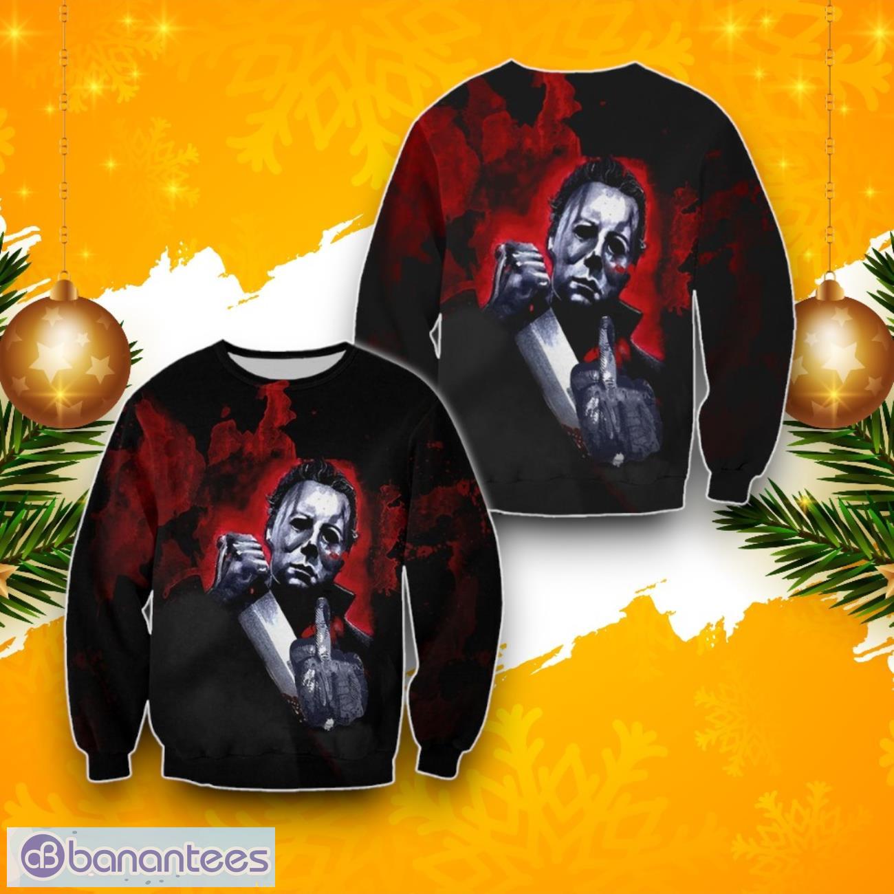 michael myers christmas sweater image Michael Myers Christmas Sweater Product Photo 1