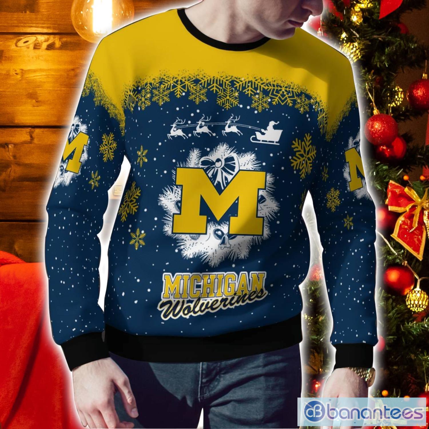 Michigan wolverines ugly outlet christmas sweater