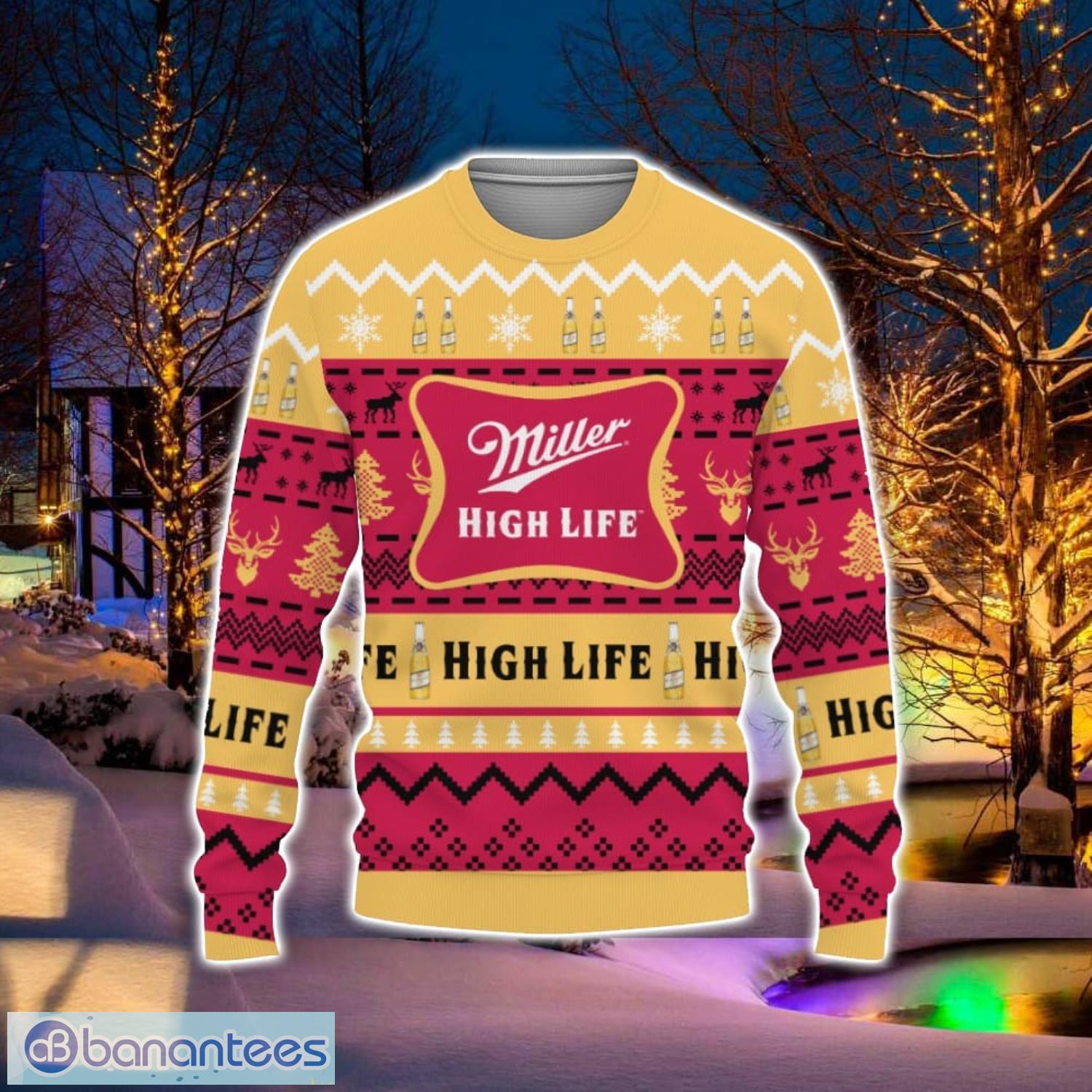 Miller high life hot sale ugly sweater