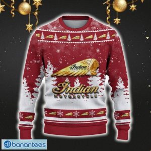 Indian Motorcycle Ugly Christmas Sweater Car Lovers Santa Hat Tree Christmas For Fans Gift - Indian Motorcycle Ugly Christmas Sweater_2