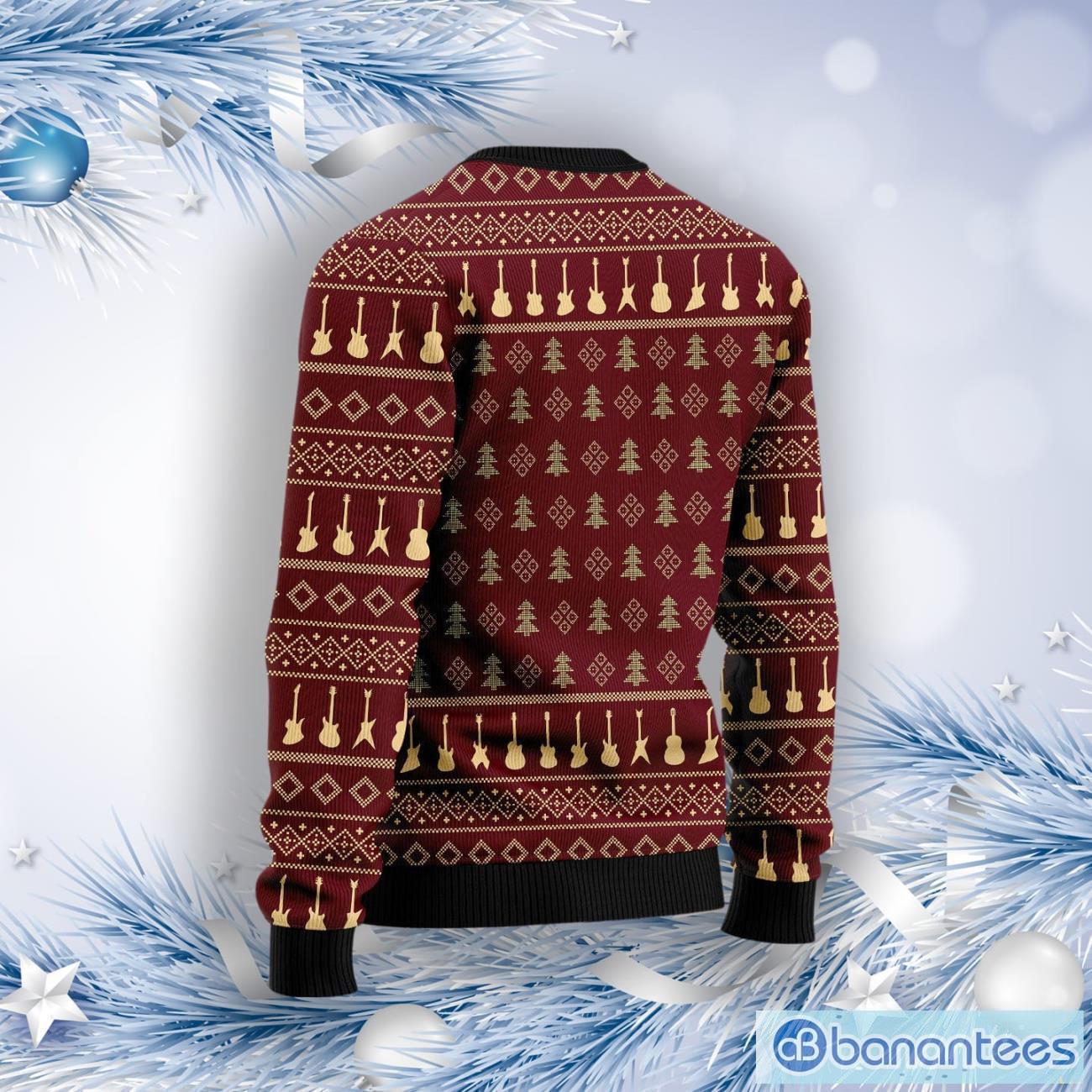 Burgundy ugly hot sale christmas sweater